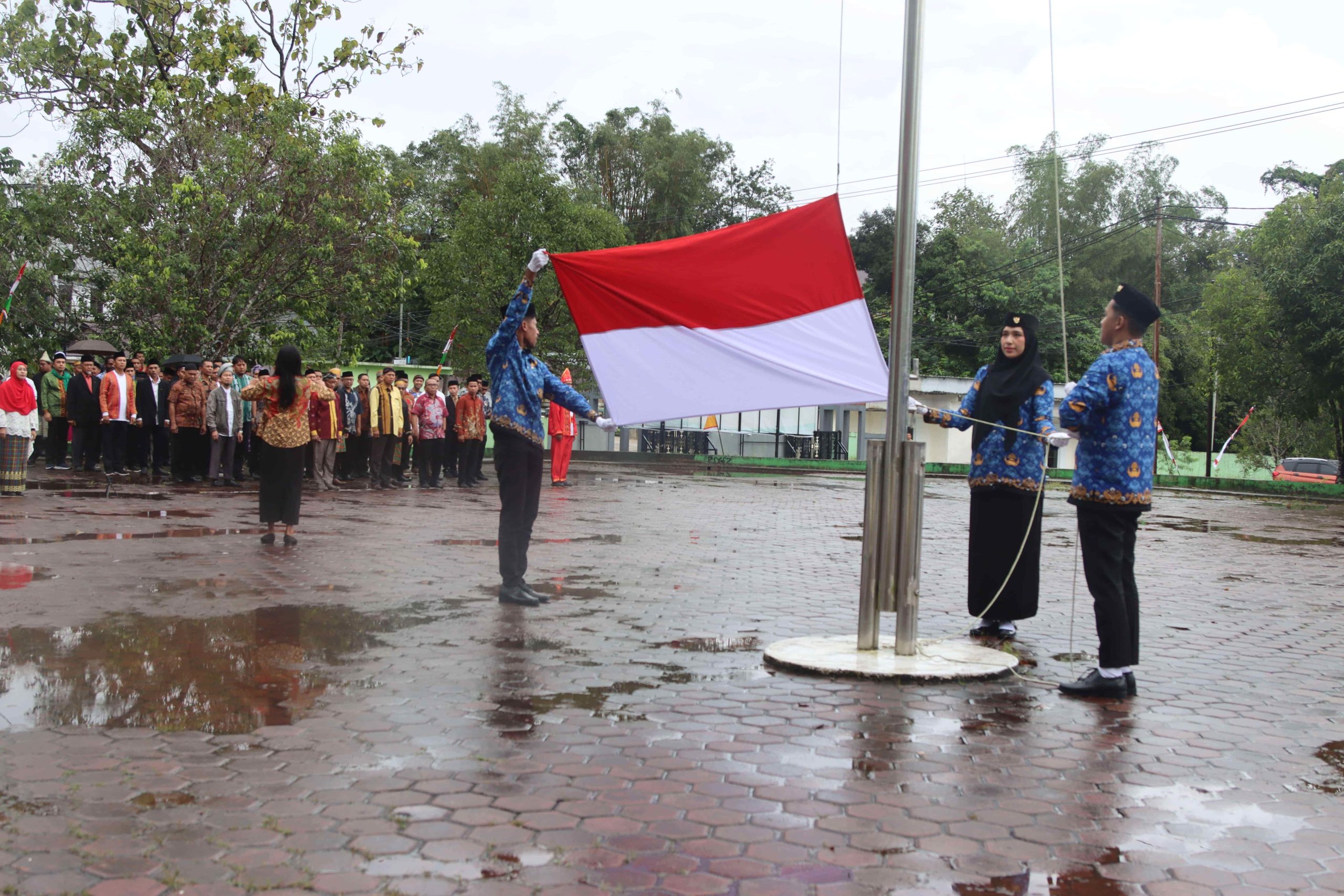 Sivitas UIN Ambon Gelar Upacara HUT Republik Indonesia ke-80 Tahun