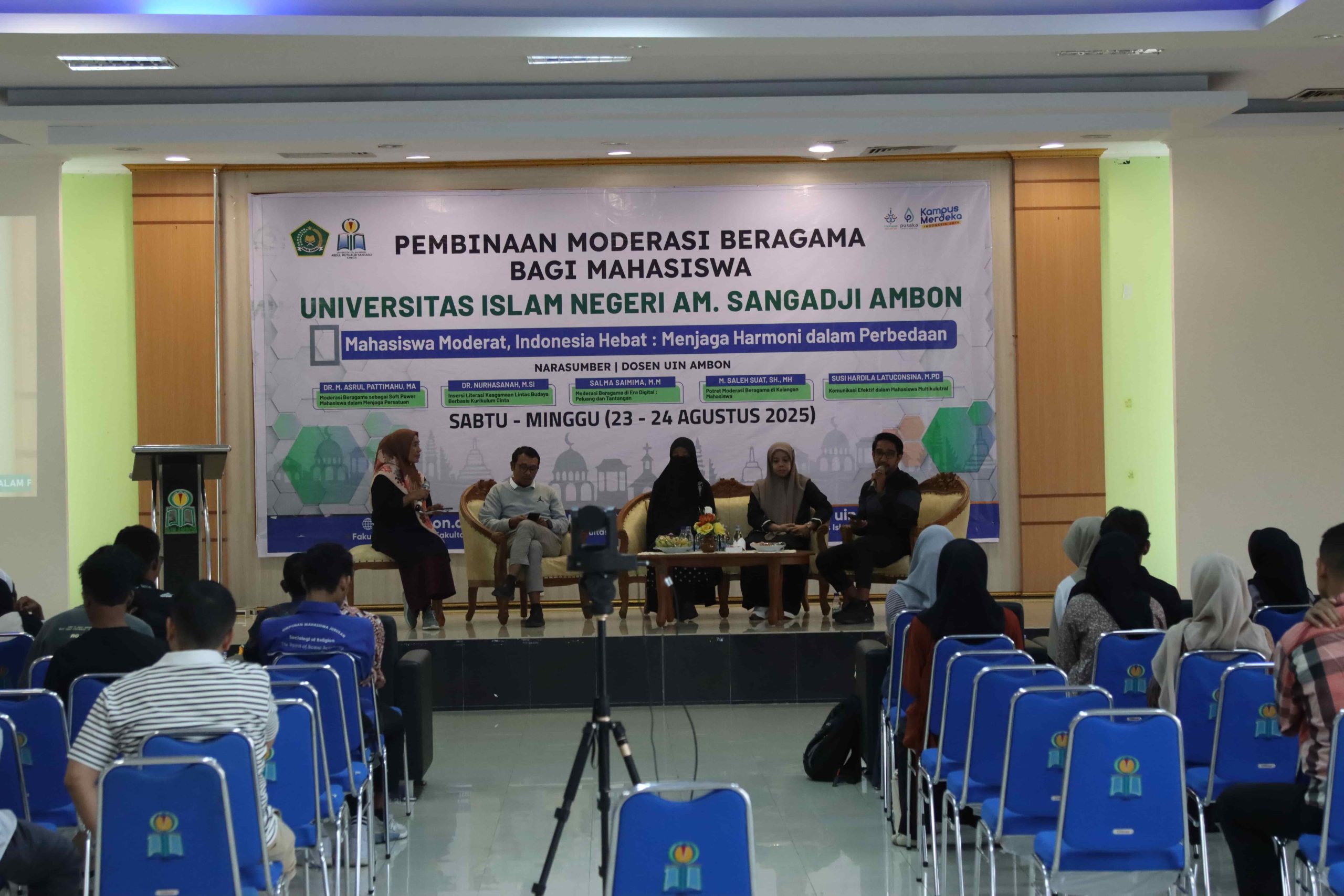 PMB UIN Ambon Gelar Pembinaan Moderasi Beragama Bagi Mahasiswa